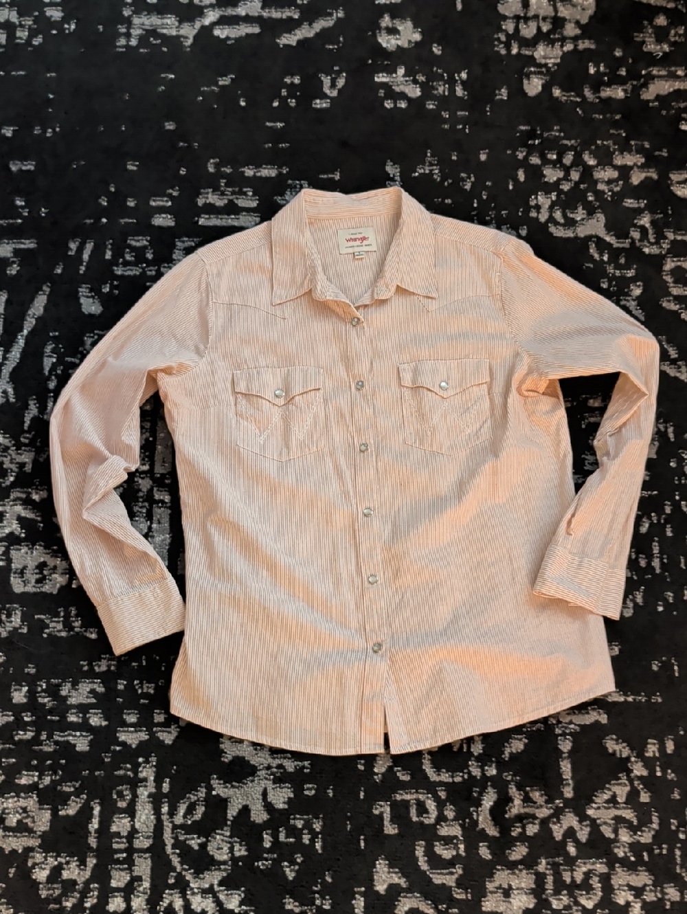 Wrangler Striped Button-Up Shirt